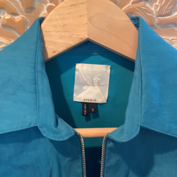 Nicole Miller Dress in Teal size small - Picture 2 of 3